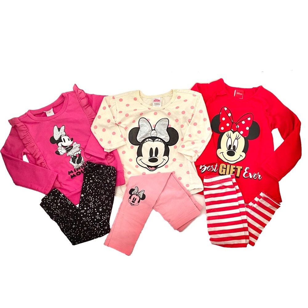 MINNIE MOUSE | 💗 TODDLER GIRL TOP & BOTTOM SETS